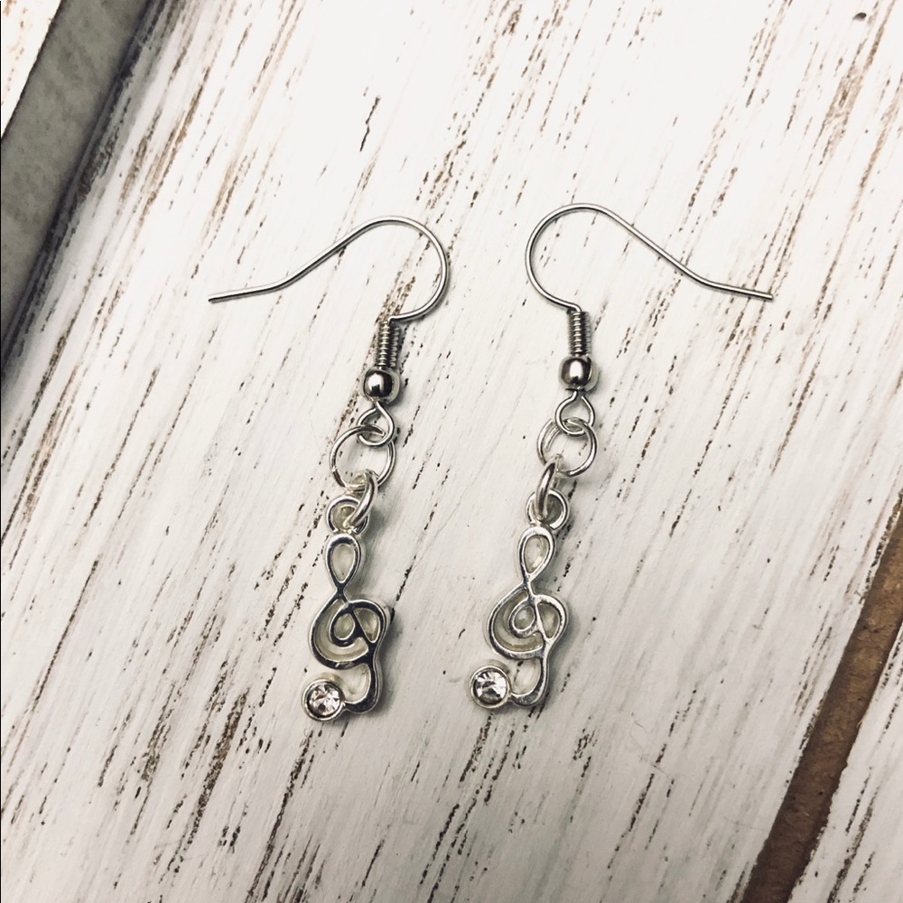 3 for $25 Music Note Earrings